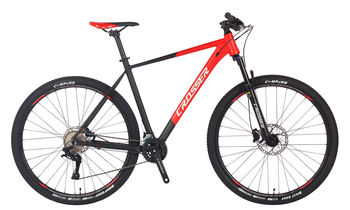 Фотографія Велосипед Crosser First MT-041 2x9 29" розмір XL рама 21 2021 Red